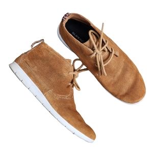 Ugg Freamon Chukka Ankle Hightop Boot Shoe Oxford Suede Nubuck Camel Brown 10